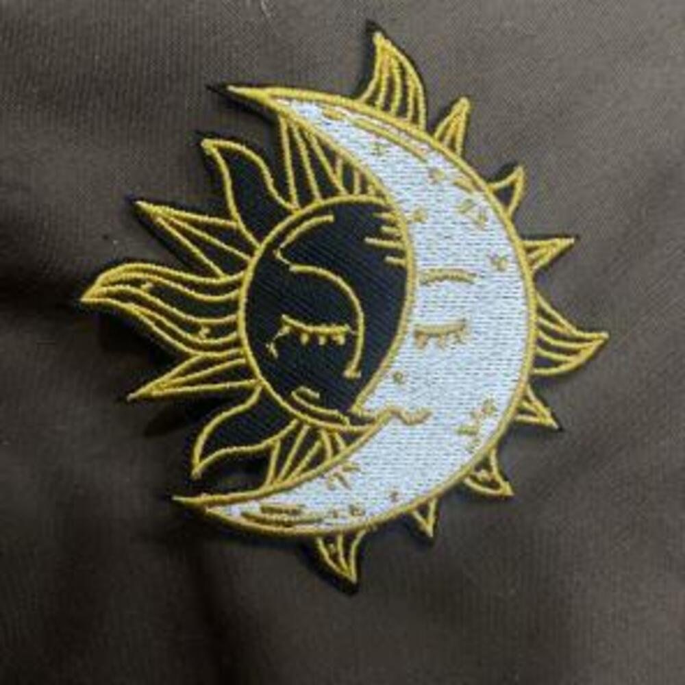 Sun and Moon Iron On Patch